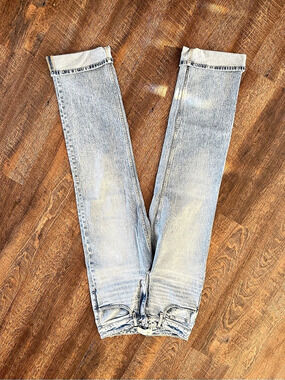 BKE Billie wide leg Jeans Blue Waist 28 Length 34